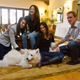 Amy Chua with her family, including her Harvard-bound daughter, Sophia